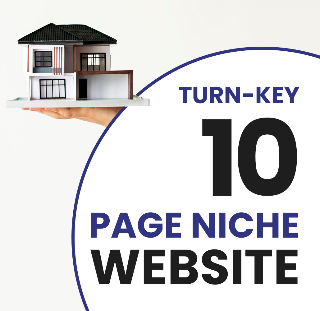Turn-key 10 Page Niche Website