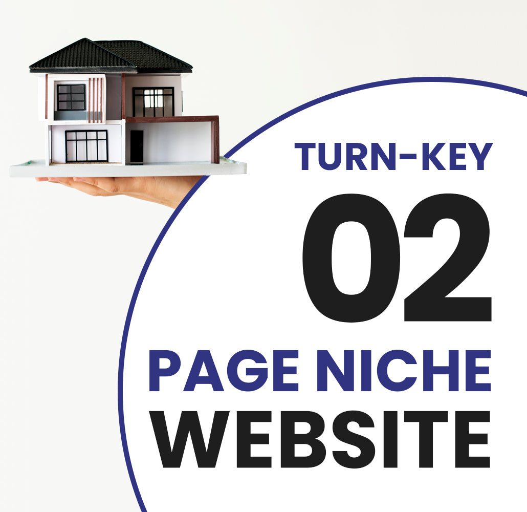 Turn-key 2 Page Niche Website