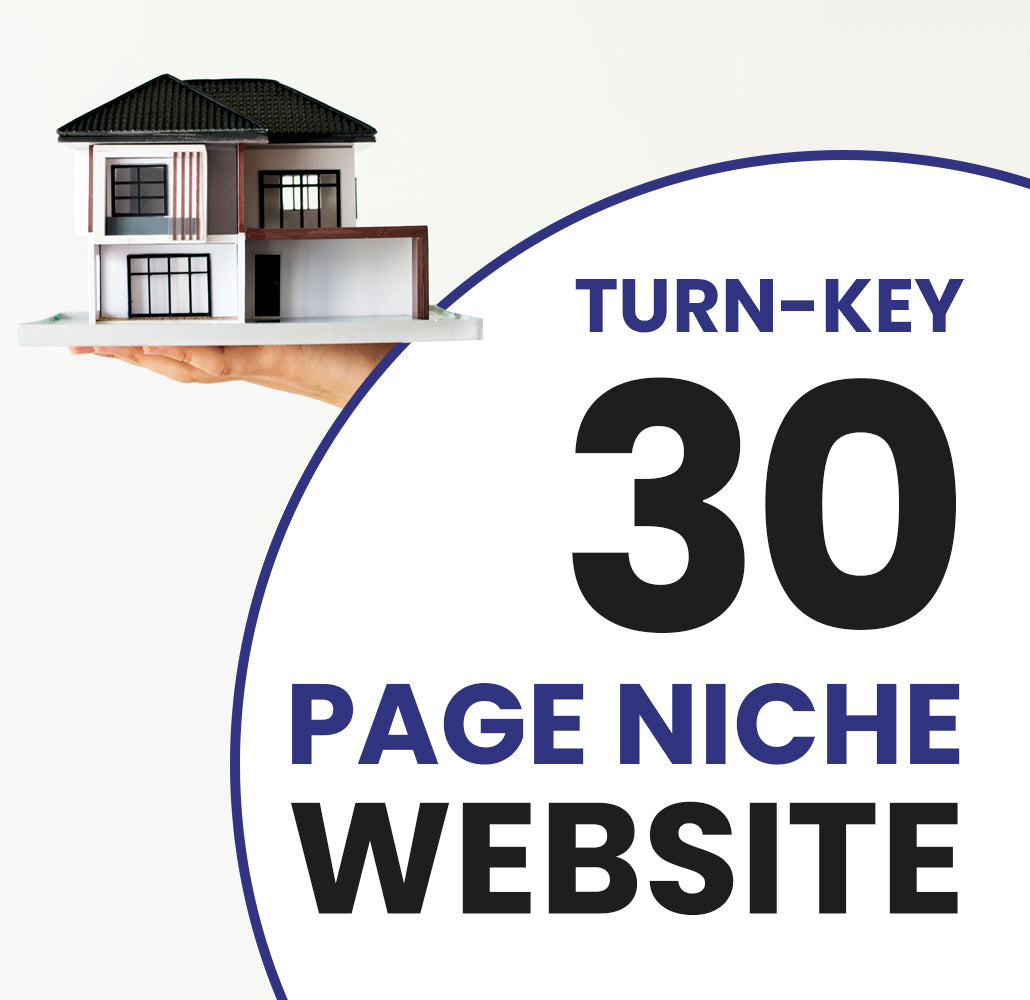 Turn-key 30 Page Niche Website